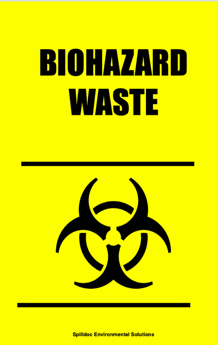 Biohazard Waste Sign