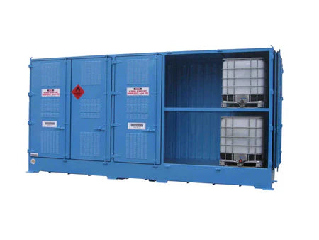 Single Depth Flammable Liquids Store - 10 IBC