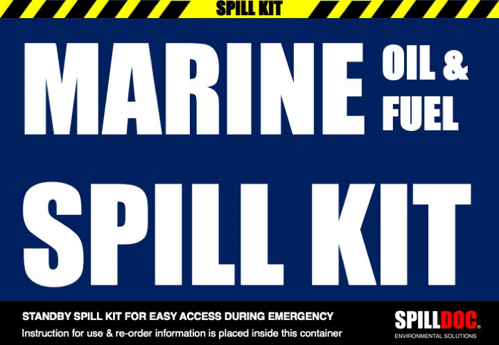 Marine Spill Kit Sign