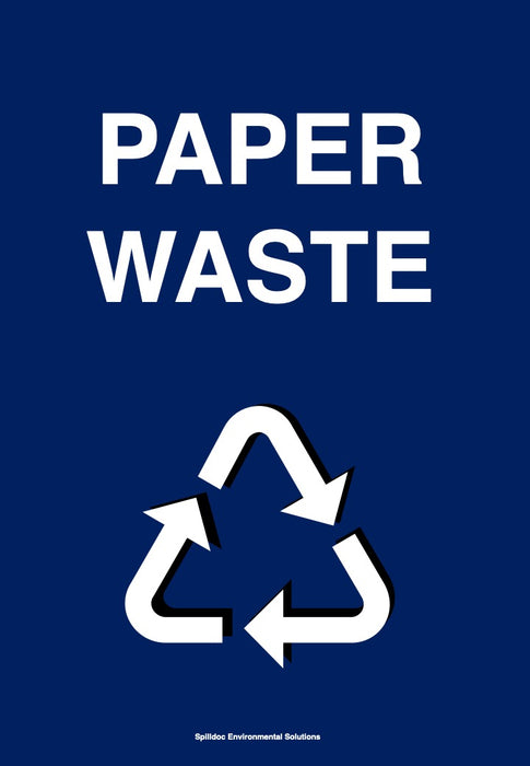 Paper Waste Sign