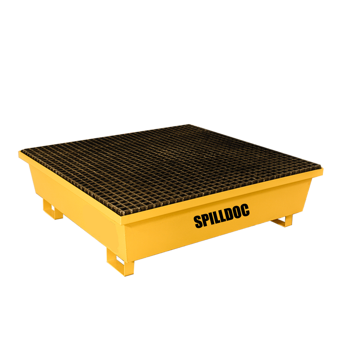 Spilldoc® Fire Resistance 4 Drum Spill Pallet SDFRSP004