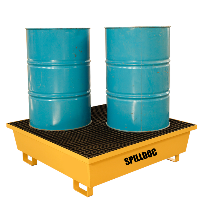 Spilldoc® Fire Resistance 4 Drum Spill Pallet SDFRSP004