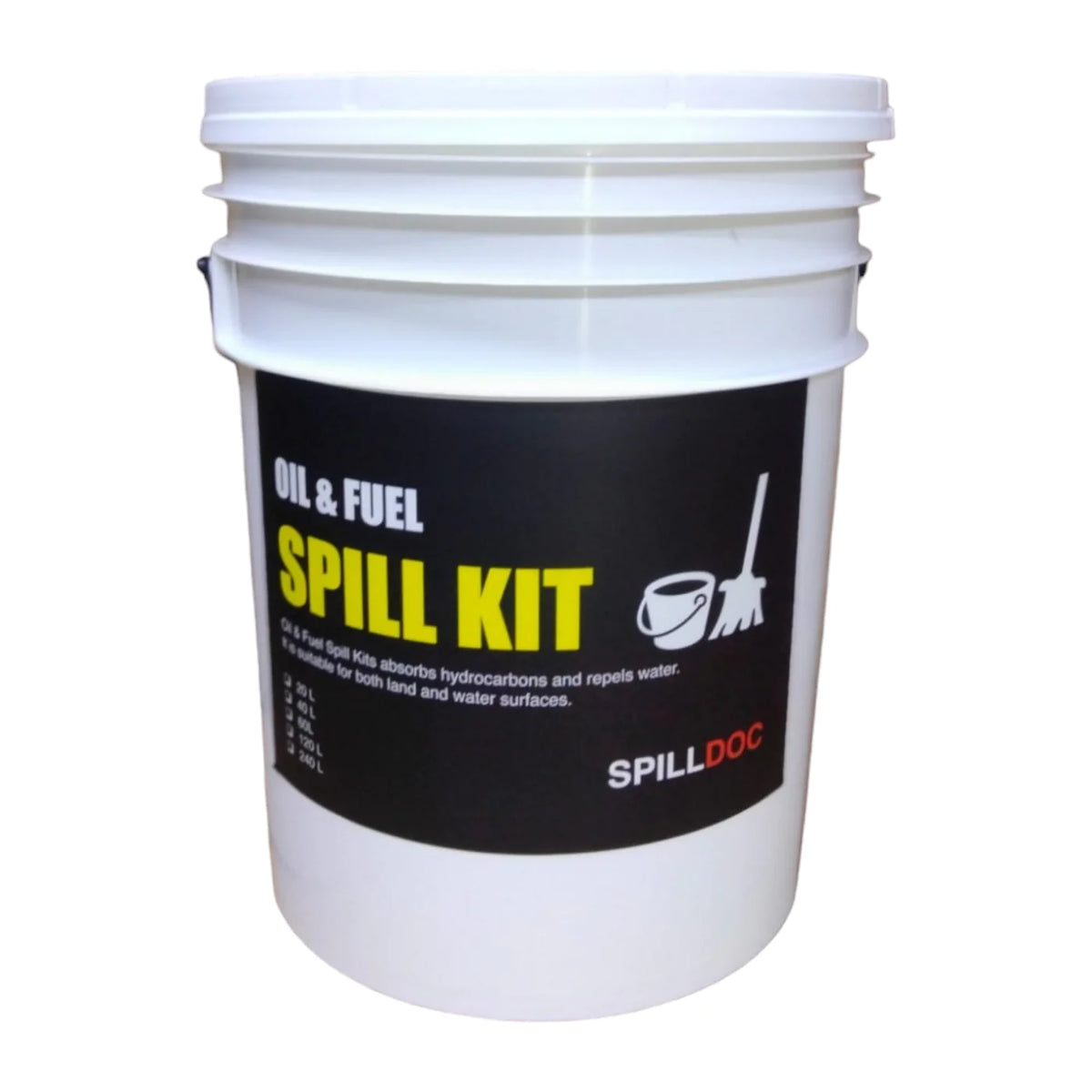 Spilldoc 20 Litre Oil Spill Kit Bucket — Spilldoc Singapore